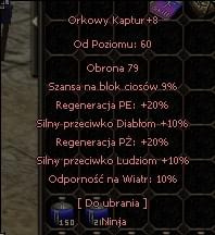 Orkowy exp/pvp