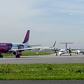 Zdjęcie przedstawiające kolejkę samolotów w październiku, znalazło się wczoraj na profilu facebookowym Lotniska Chopina, to dla mnie ogromne wyróżnienie :)